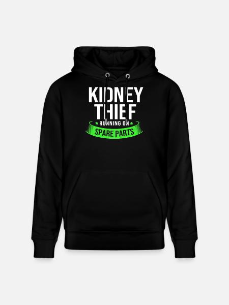 Nierenspender Transplantation Organspende - Stanley/Stella Unisex Bio-Hoodie CRUISER  - Schwarz