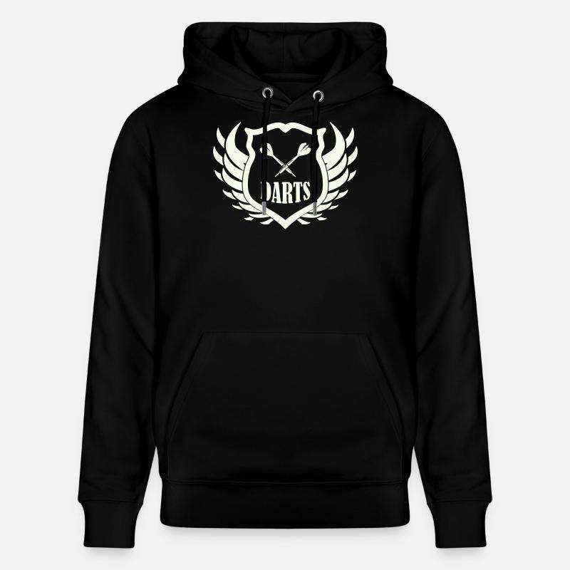 darts_shield - Stanley/Stella Unisex Bio-Hoodie CRUISER  - Schwarz