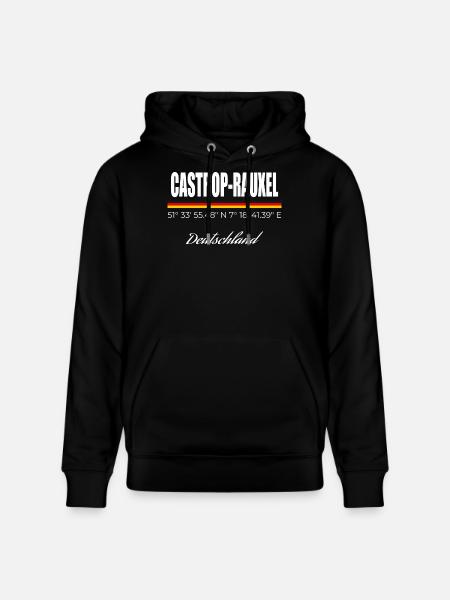Castrop-Rauxel - Stanley/Stella Unisex Bio-Hoodie CRUISER - Schwarz
