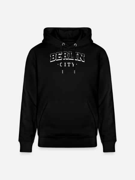 Berlin City - Stanley/Stella Unisex Bio-Hoodie CRUISER - Schwarz