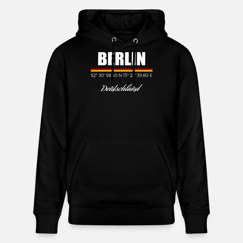Berlin - Sweat à capuche bio CRUISER Stanley/Stella Unisexe - noir