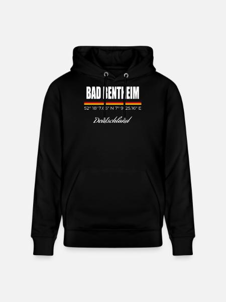 Bad Bentheim - Stanley/Stella CRUISER Unisex Organic Hoodie - black