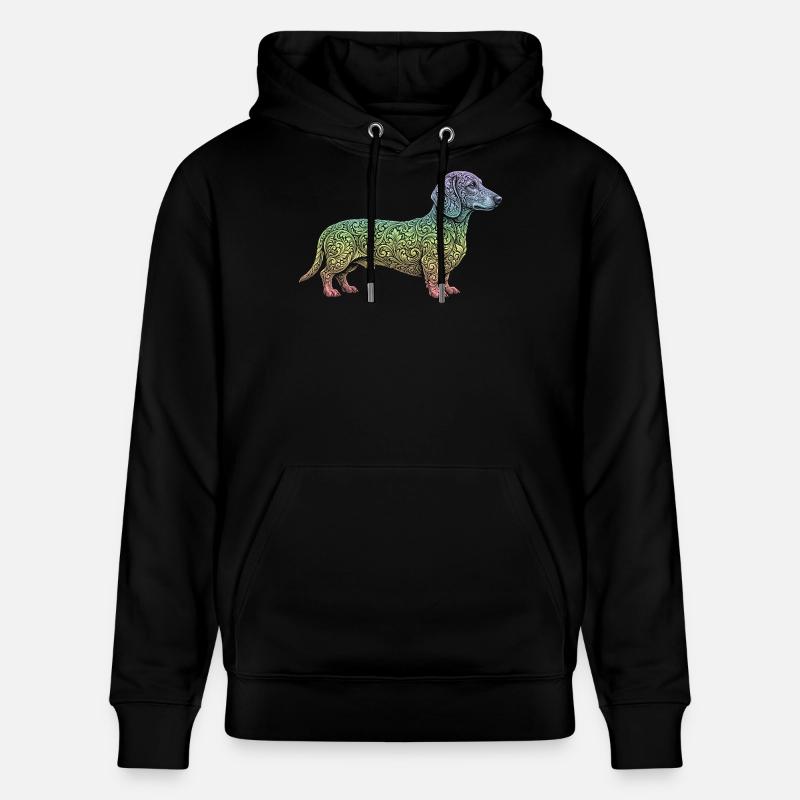 Teckel - Sweat à capuche bio CRUISER Stanley/Stella Unisexe - noir