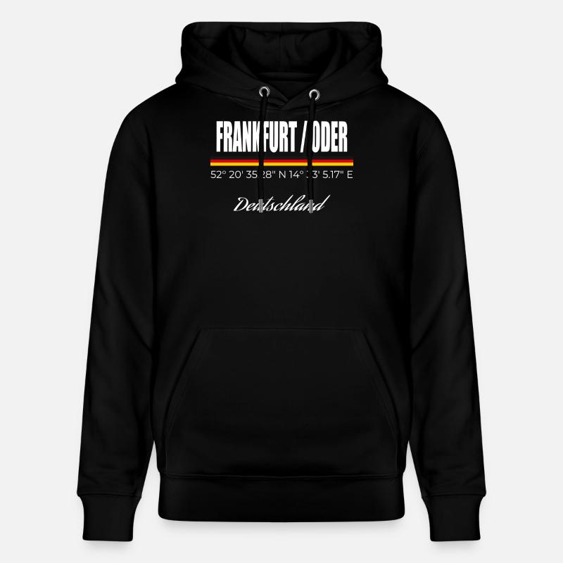 Frankfurt / Oder - Stanley/Stella Unisex Bio-Hoodie CRUISER  - Schwarz