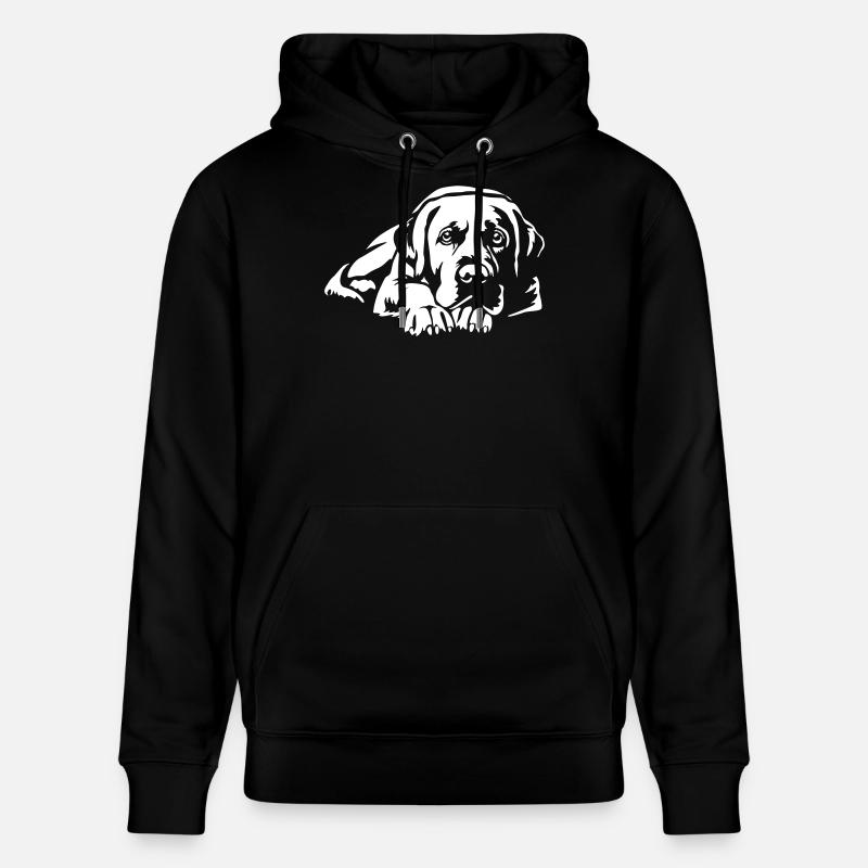 Labrador "Black Edition" - Stanley/Stella Unisex Bio-Hoodie CRUISER  - Schwarz