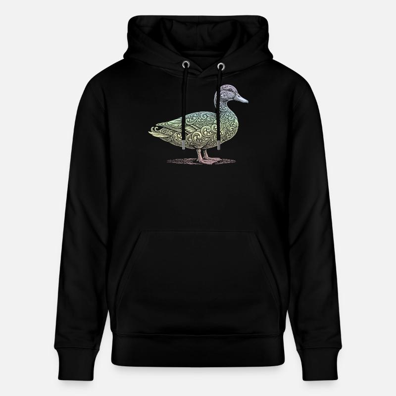 Canard - Sweat à capuche bio CRUISER Stanley/Stella Unisexe - noir
