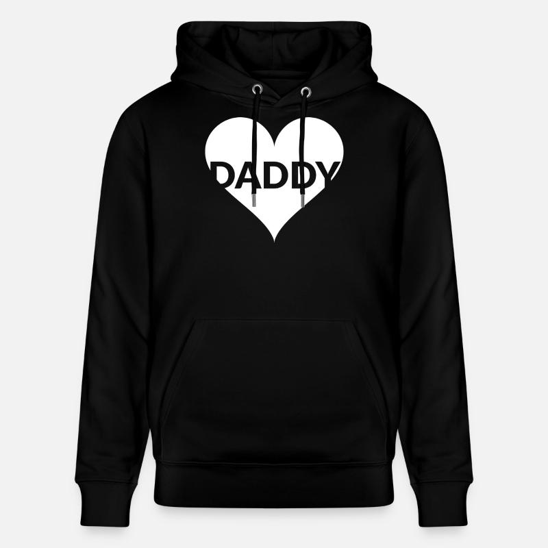 Cadeau du cœur de papa - Sweat à capuche bio CRUISER Stanley/Stella Unisexe - noir
