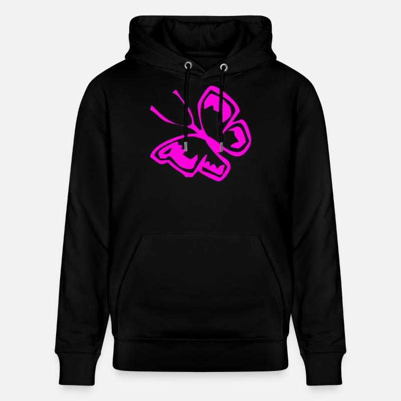 Papillon - Sweat à capuche bio CRUISER Stanley/Stella Unisexe - noir