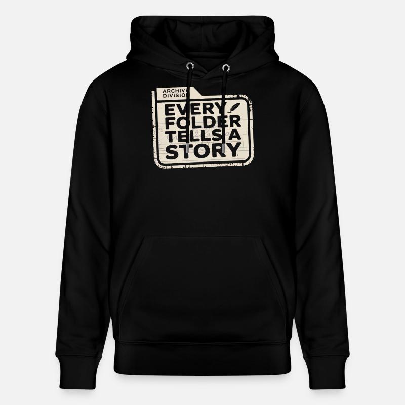 Chaque dossier raconte une histoire - Sweat à capuche bio CRUISER Stanley/Stella Unisexe - noir