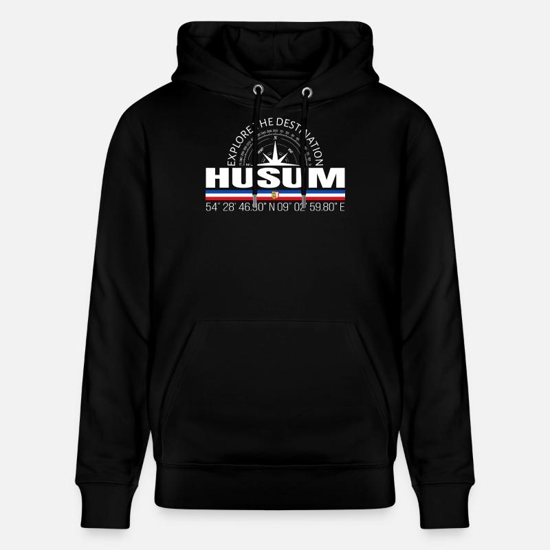 Husum - Sweat à capuche bio CRUISER Stanley/Stella Unisexe - noir