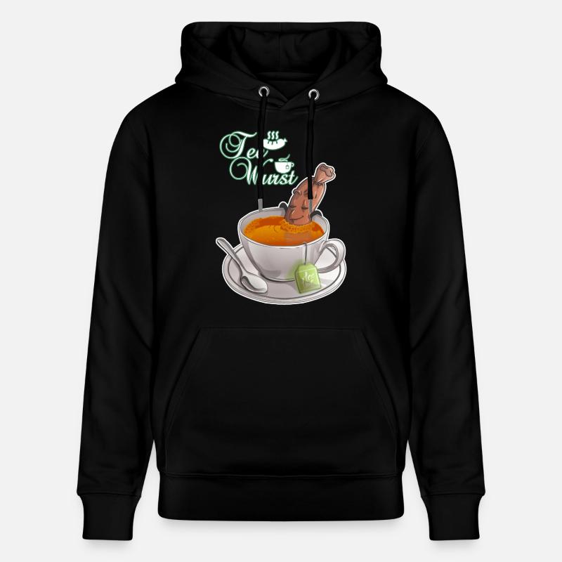 Saucisse au thé - Sweat à capuche bio CRUISER Stanley/Stella Unisexe - noir
