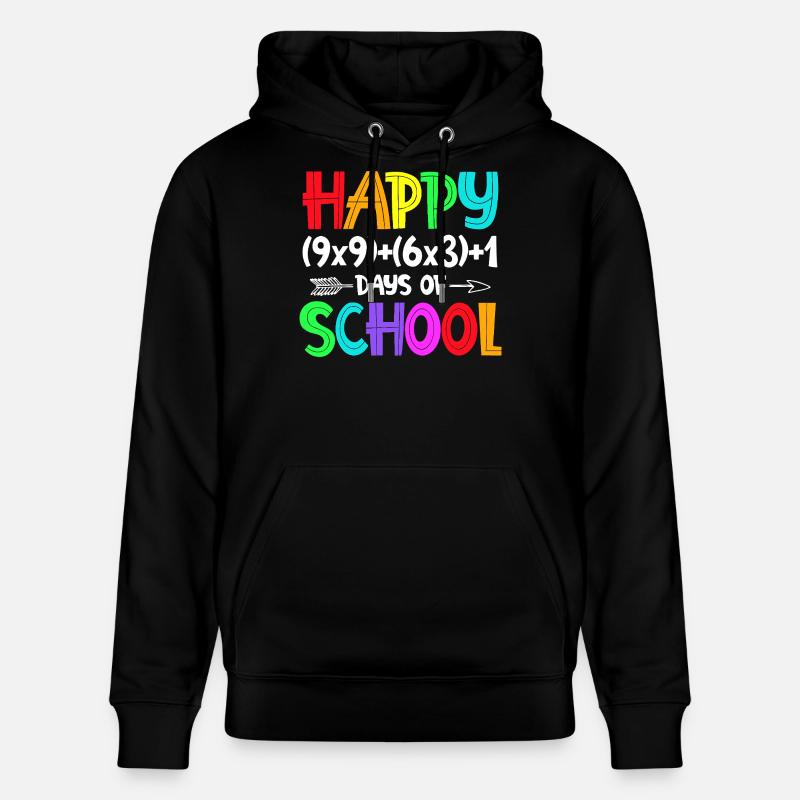 Rainbow Bonne rentrée scolaire - Sweat à capuche bio CRUISER Stanley/Stella Unisexe - noir