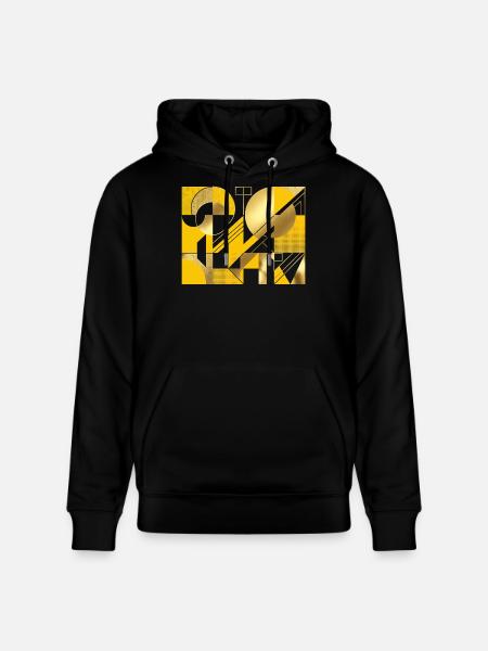 Crazy Gold House - Stanley/Stella Unisex Bio-Hoodie CRUISER  - Schwarz