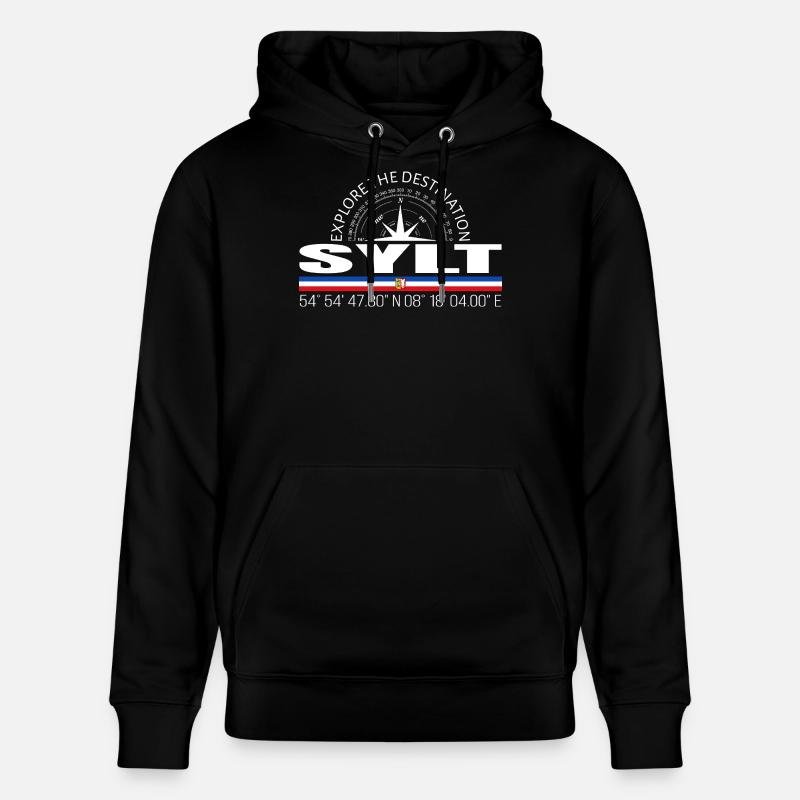 Sylt - Sweat à capuche bio CRUISER Stanley/Stella Unisexe - noir