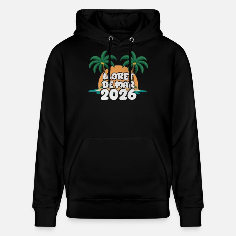 Lloret De Mar 2026 - Stanley/Stella Unisex Bio-Hoodie CRUISER - Schwarz