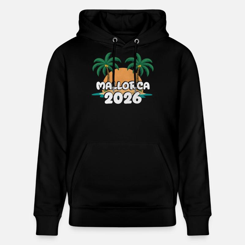 Mallorca 2026 - Stanley/Stella Unisex Bio-Hoodie CRUISER  - Schwarz