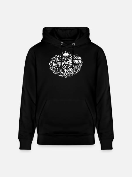 Junggesellinnen Crew Jga - Stanley/Stella Unisex Bio-Hoodie CRUISER  - Schwarz