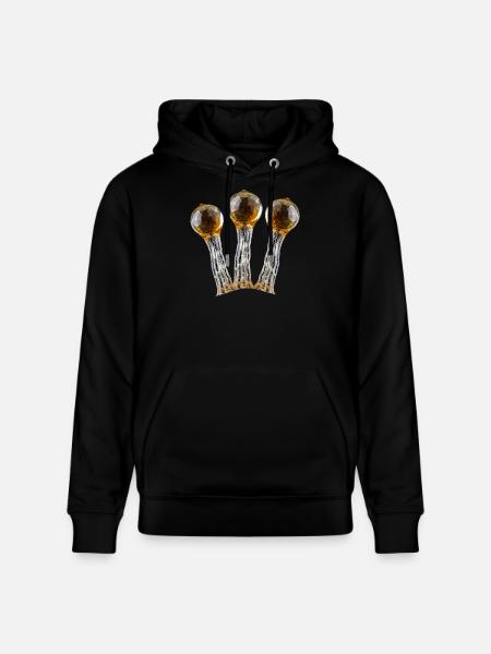 Resin Trichomes - Stanley/Stella CRUISER Unisex Organic Hoodie - black