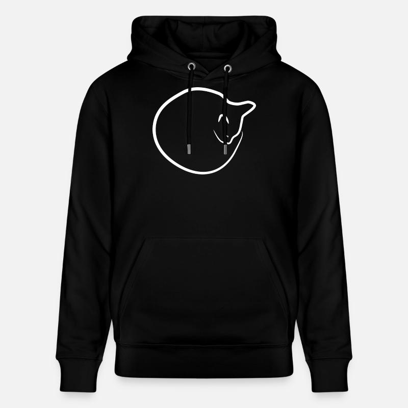 Chat - Sweat à capuche bio CRUISER Stanley/Stella Unisexe - noir