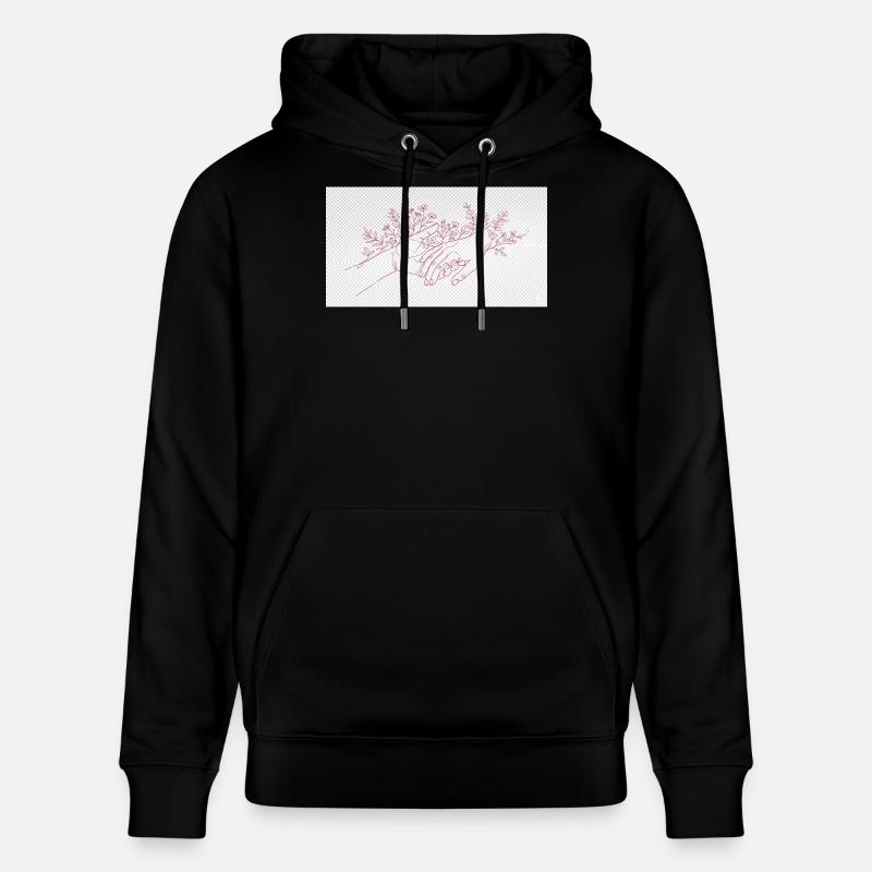 Hand der Beschützerin - Stanley/Stella Unisex Bio-Hoodie CRUISER - Schwarz