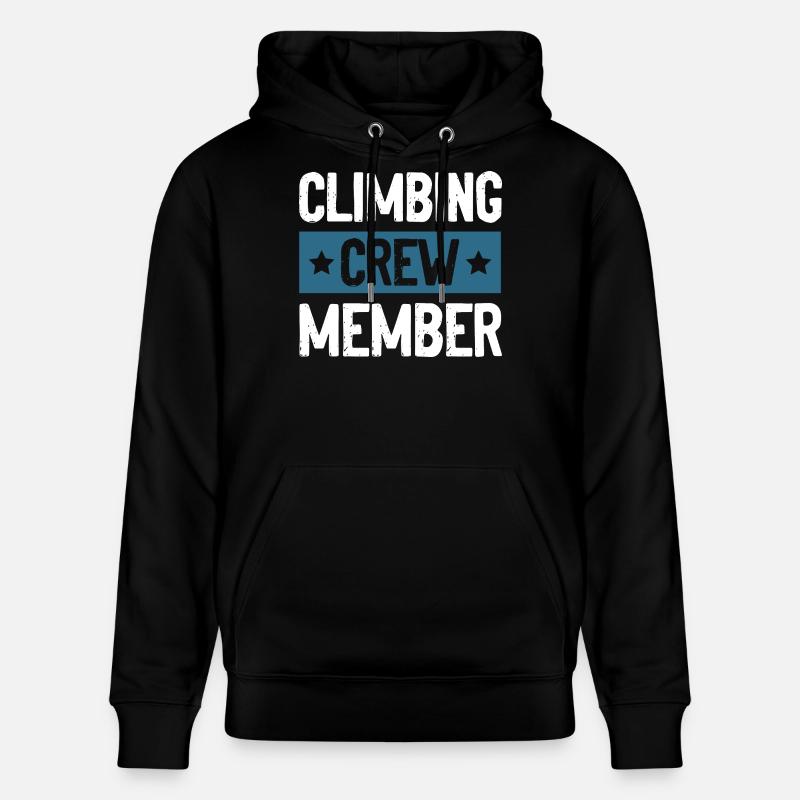 Climbing Crew - Stanley/Stella Unisex Bio-Hoodie CRUISER - Schwarz