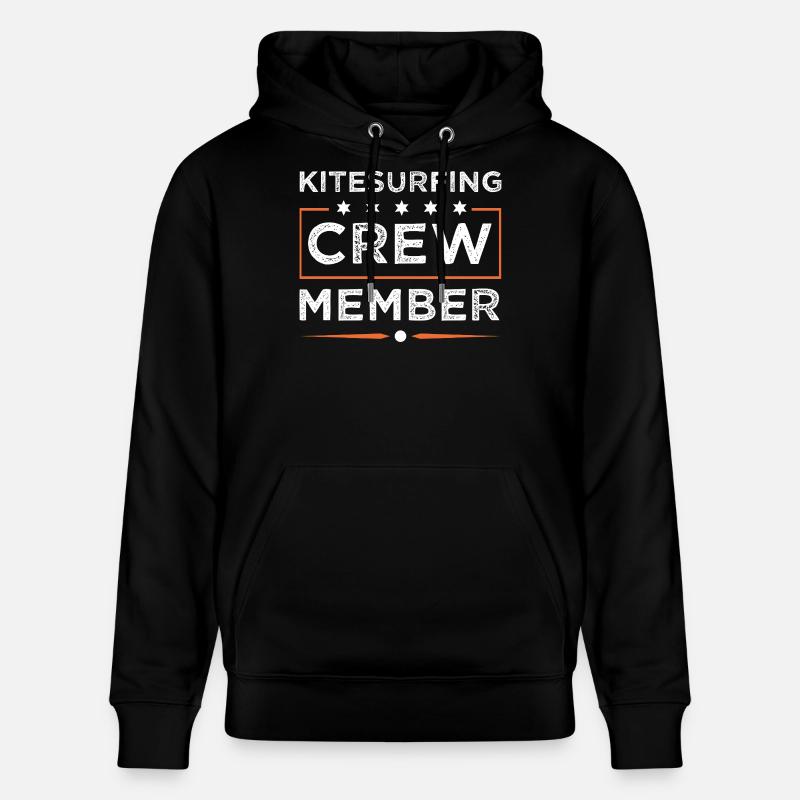 Équipe de kitesurf - Sweat à capuche bio CRUISER Stanley/Stella Unisexe - noir
