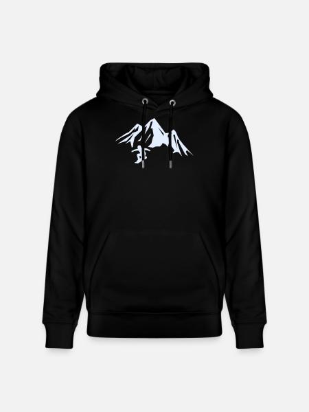 snowboard_berge - Stanley/Stella CRUISER Unisex Organic Hoodie - black