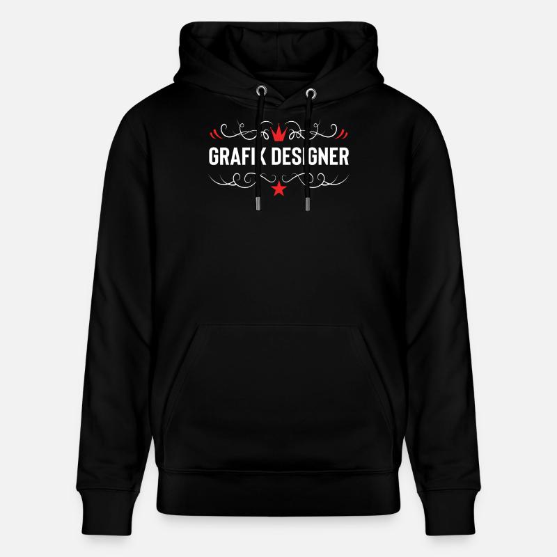 Métier de graphiste - Sweat à capuche bio CRUISER Stanley/Stella Unisexe - noir