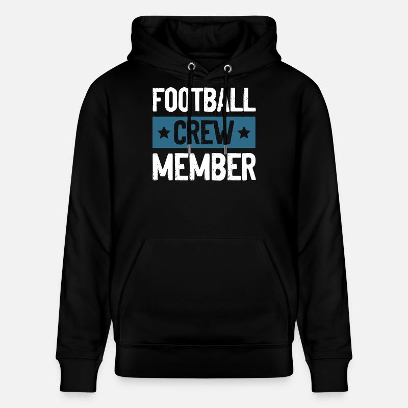 Équipe de football - Sweat à capuche bio CRUISER Stanley/Stella Unisexe - noir