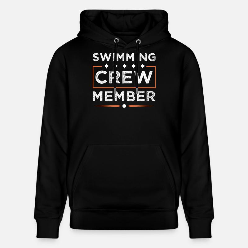 Équipage de natation - Sweat à capuche bio CRUISER Stanley/Stella Unisexe - noir