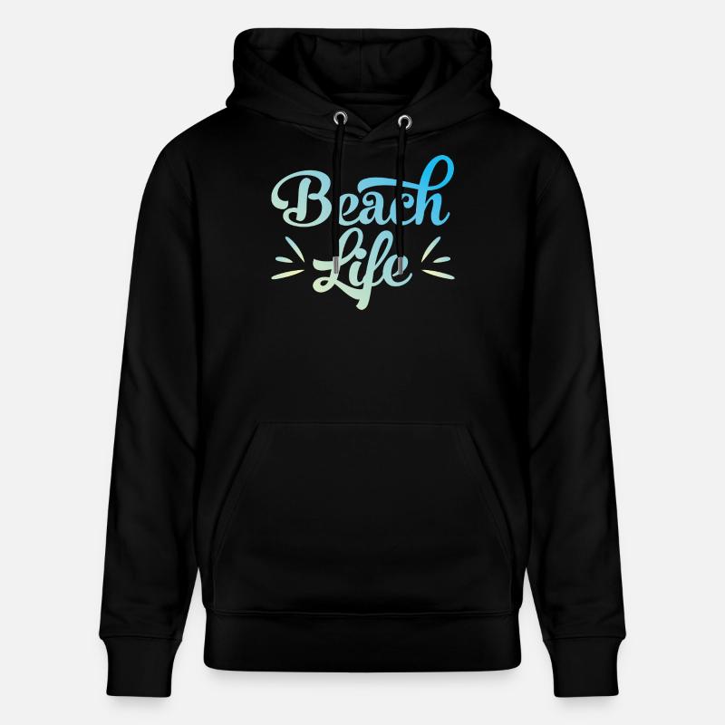 Vie de plage uniquement - Sweat à capuche bio CRUISER Stanley/Stella Unisexe - noir