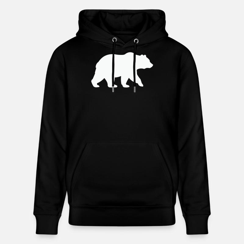 Bear - Sweat à capuche bio CRUISER Stanley/Stella Unisexe - noir