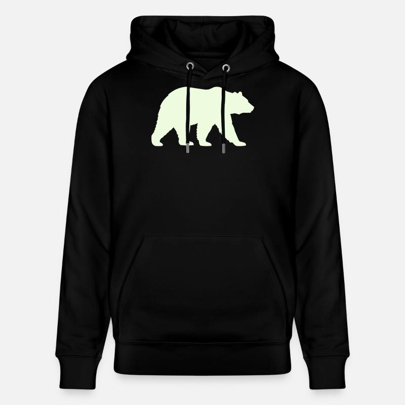 grizzly_baer- - Sweat à capuche bio CRUISER Stanley/Stella Unisexe - noir