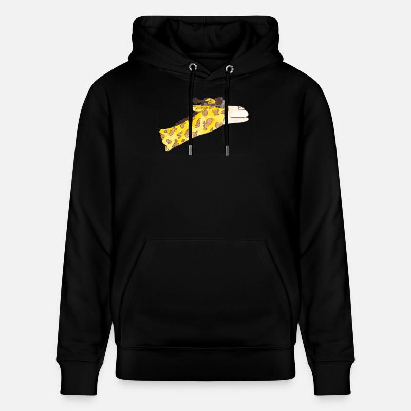 Girafe au vent - Sweat à capuche bio CRUISER Stanley/Stella Unisexe - noir