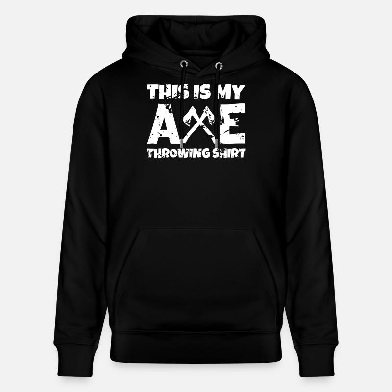 Axtwurf-Stolz-Tee - Stanley/Stella Unisex Bio-Hoodie CRUISER  - Schwarz