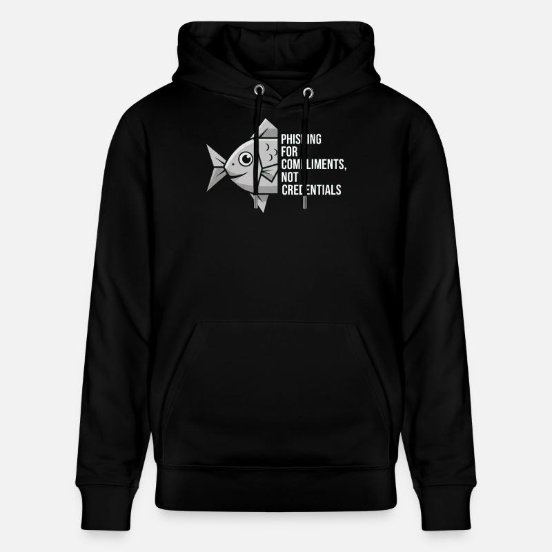 Phishing for Compliments Cyber Security - Stanley/Stella Unisex Bio-Hoodie CRUISER - Schwarz