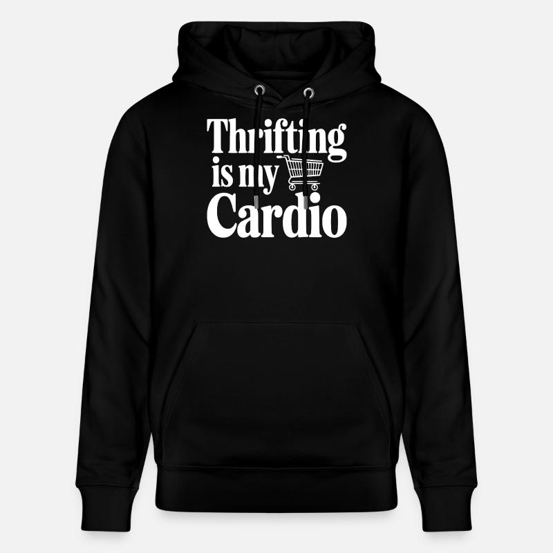 Le fribrifling, c’est mon Cardio - Sweat à capuche bio CRUISER Stanley/Stella Unisexe - noir