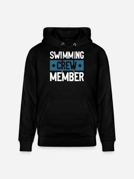 Équipe de natation - Sweat à capuche bio CRUISER Stanley/Stella Unisexe - noir