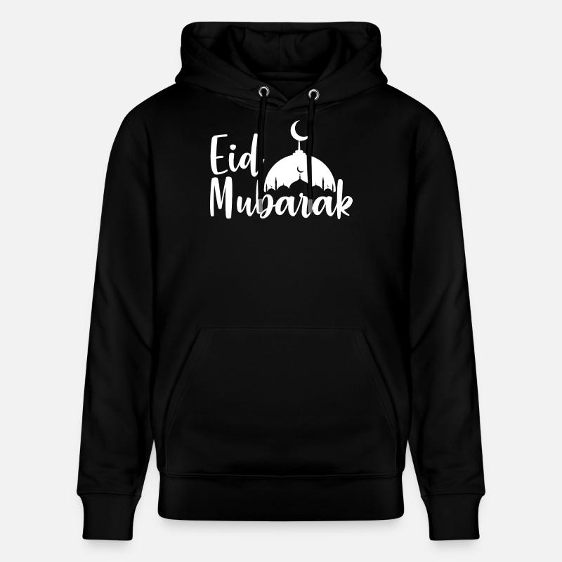 Eid Mubarak - Sweat à capuche bio CRUISER Stanley/Stella Unisexe - noir