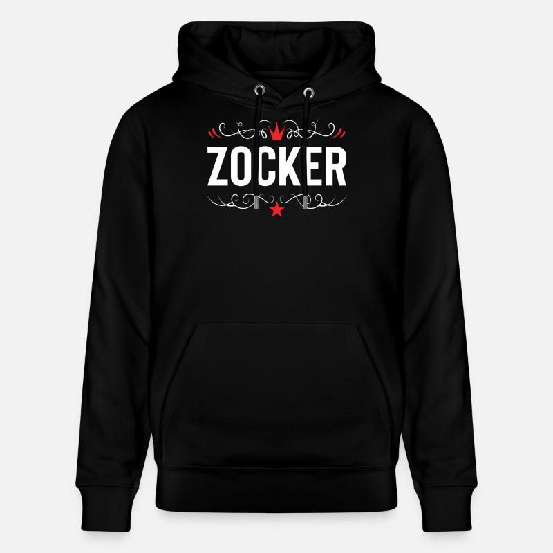 Zocker Gamer - Sweat à capuche bio CRUISER Stanley/Stella Unisexe - noir