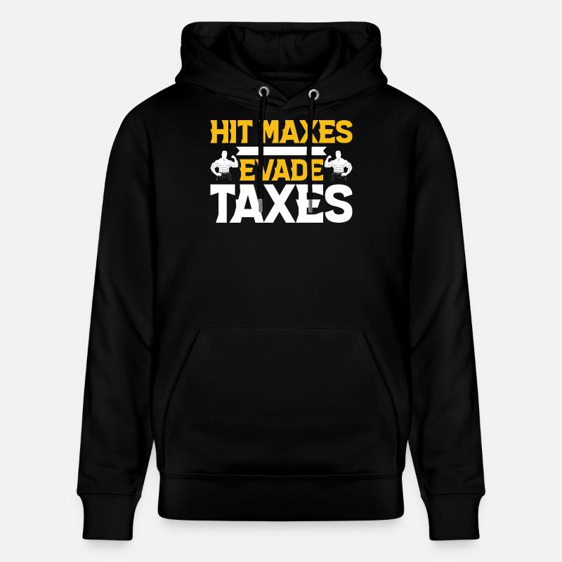 Krafttempel Stil: Max-Power Humor - Stanley/Stella Unisex Bio-Hoodie CRUISER - Schwarz