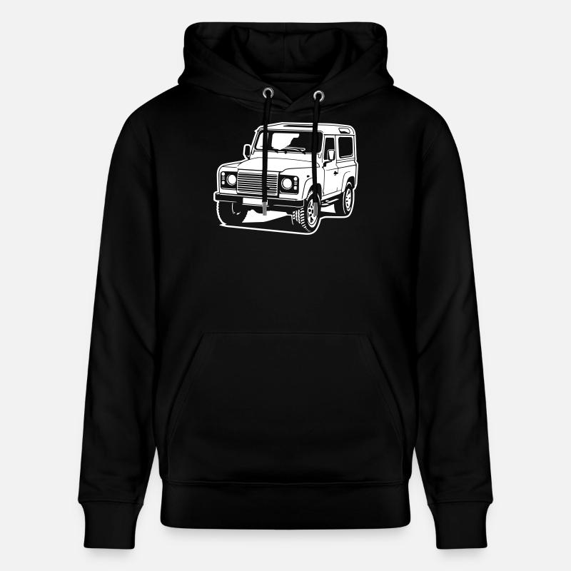 Defender (Difference Image) - Stanley/Stella CRUISER Unisex Organic Hoodie - black