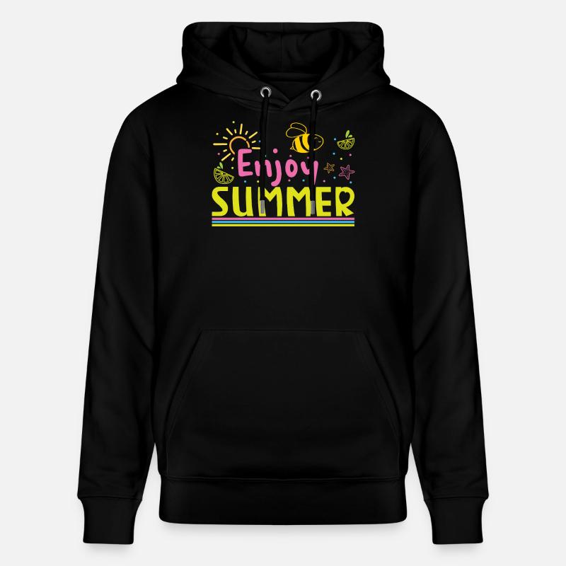 Profite de l’été - Sweat à capuche bio CRUISER Stanley/Stella Unisexe - noir