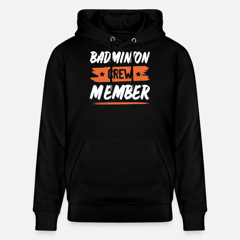 Équipe de badminton - Sweat à capuche bio CRUISER Stanley/Stella Unisexe - noir