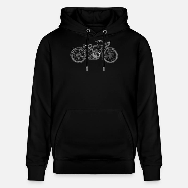 motocyclette - Sweat à capuche bio CRUISER Stanley/Stella Unisexe - noir