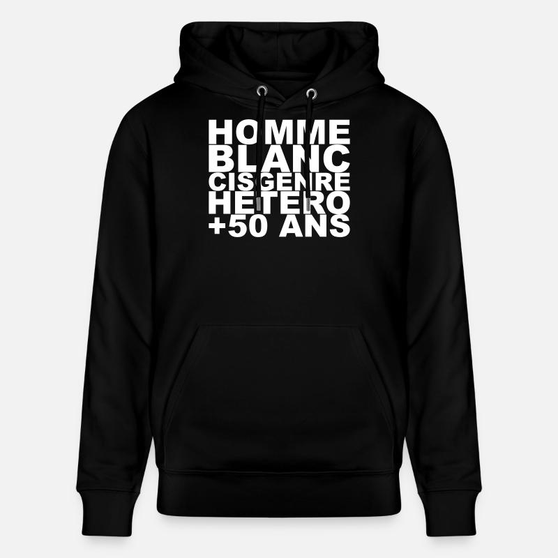 Homme_V1 - Sweat à capuche bio CRUISER Stanley/Stella Unisexe - noir