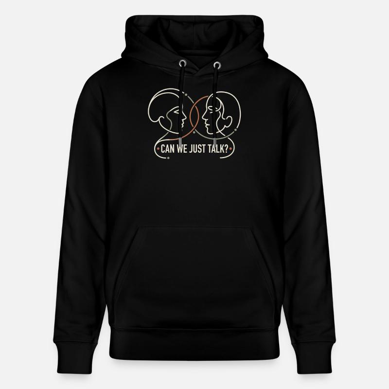 Gegen Spaltung - Stanley/Stella Unisex Bio-Hoodie CRUISER - Schwarz