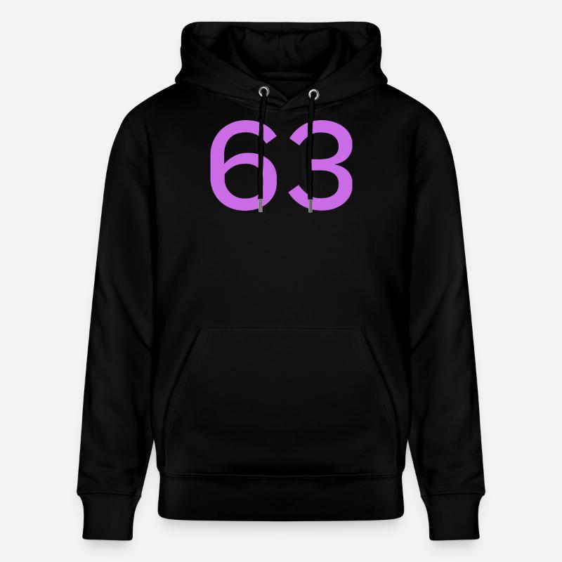 63 - Stanley/Stella CRUISER Unisex Organic Hoodie - black