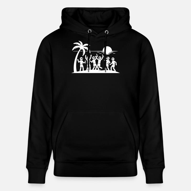 Icône des fêtes de fin d’année - Sweat à capuche bio CRUISER Stanley/Stella Unisexe - noir