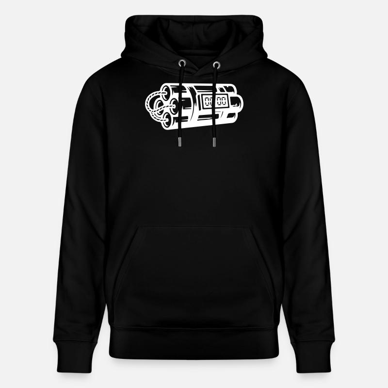 Time Bomb Explosive Dynamite - Stanley/Stella CRUISER Unisex Organic Hoodie - black